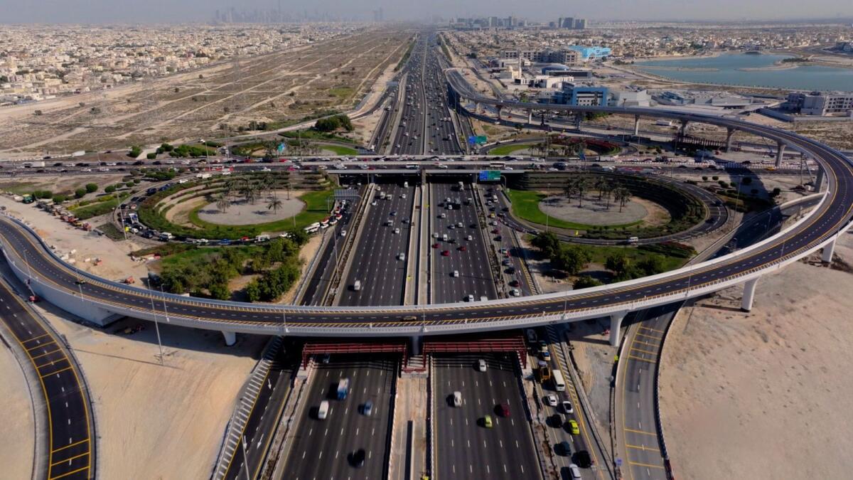 Dubai: New bridge to now cut travel time down to 3 mins from Hessa Street to Al Khail Road  - News | Khaleej Times